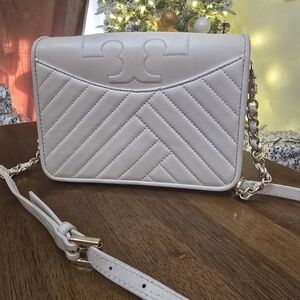 Tory Burch Cream Crossbody Bag